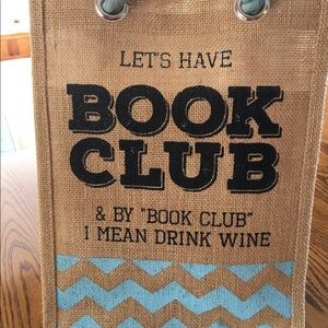 Wine Book Club Bag